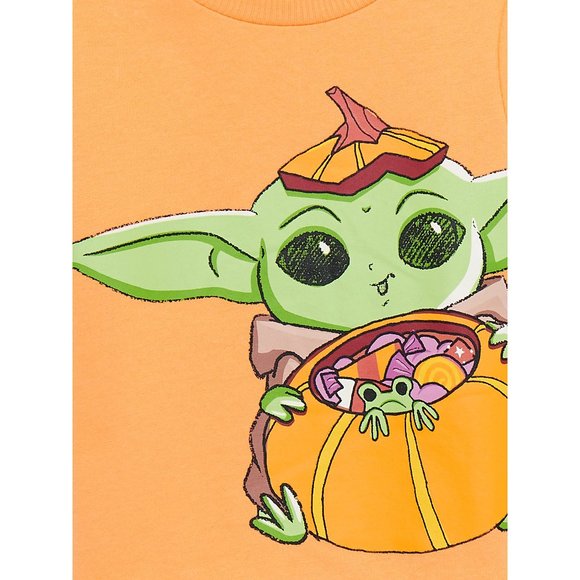 Baby Girls Star Wars BABY YODA Halloween Outfit TOP & Leggings Size 12 mo NWT - Picture 2 of 2